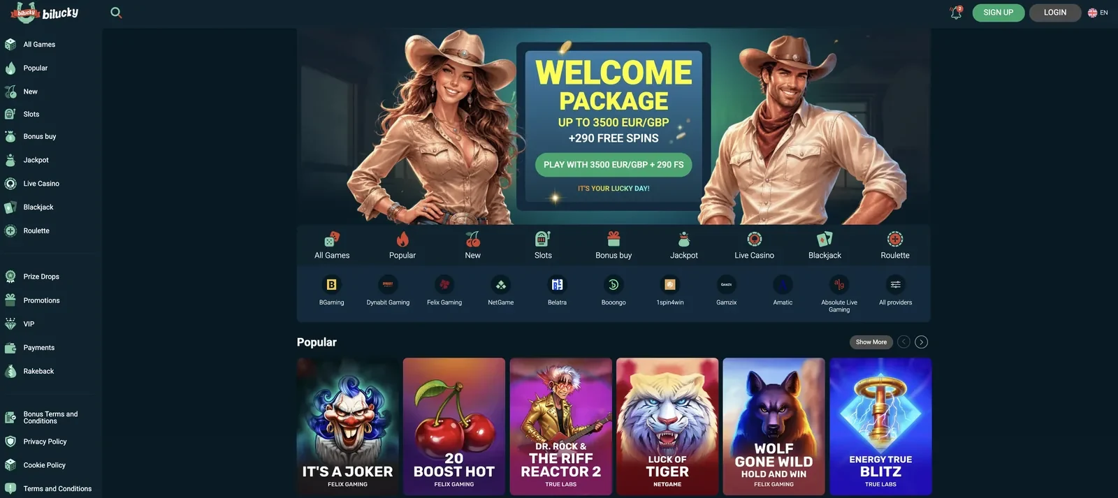 Bilucky Casino